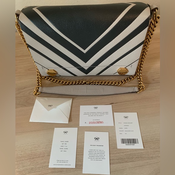 ANYA HINDMARCH EPHSON DIAMOND SHOULDER BAG - Picture 2 of 16